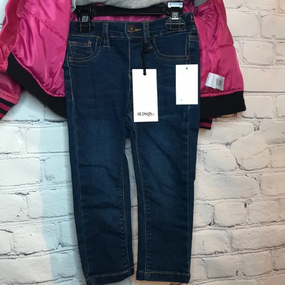 NWT Hudson Girls' Velour Jacket 3-Piece Set Outfit - Picture 8 of 16